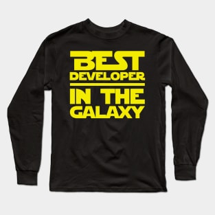 Best Developer In The Galaxy Long Sleeve T-Shirt